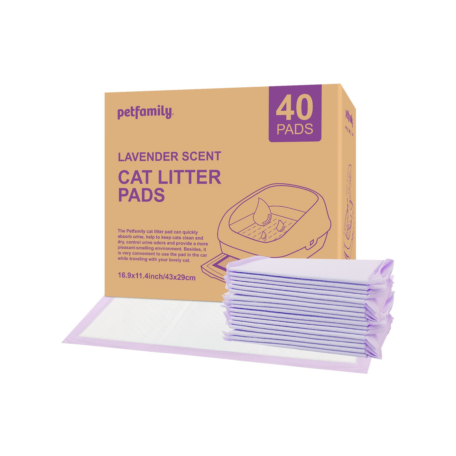 Litter box pads best sale