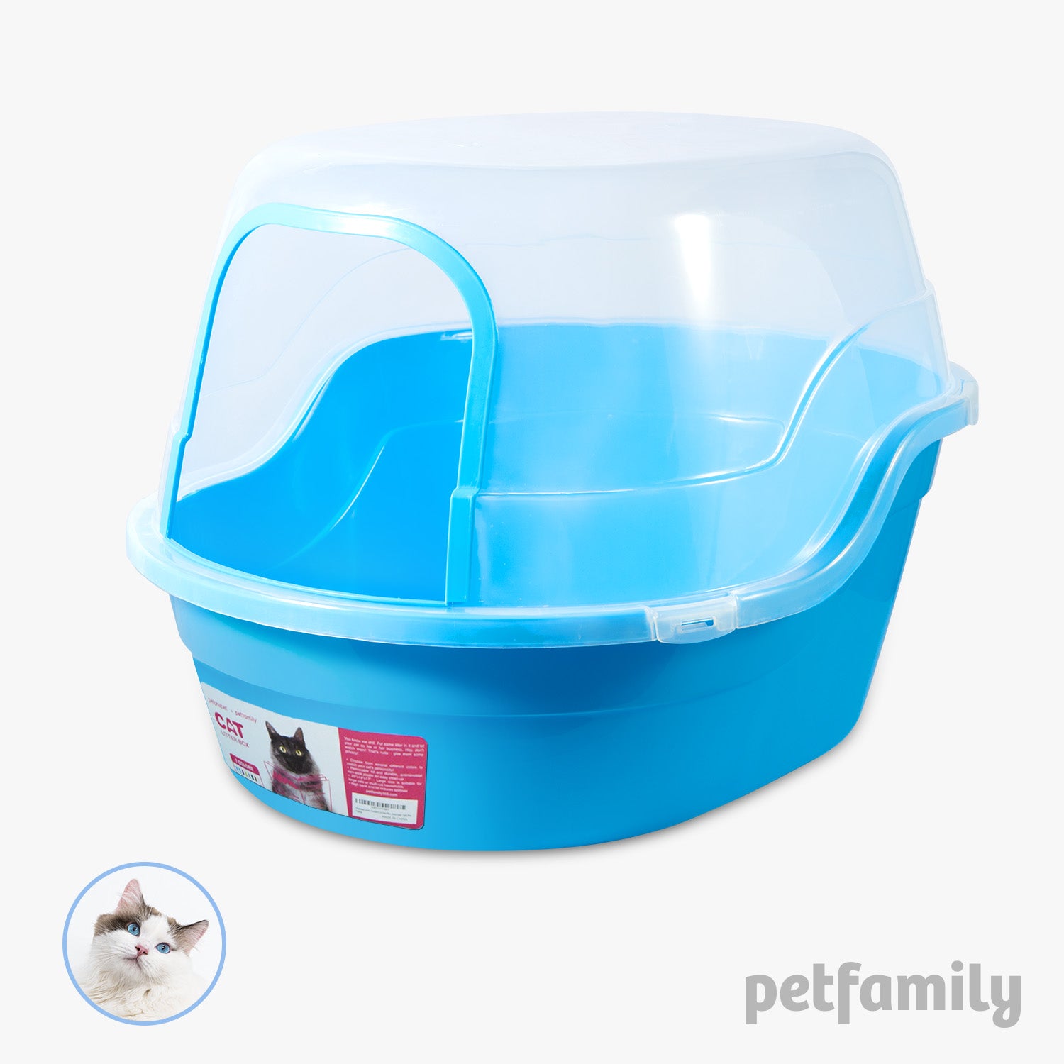 Jumbo litter box with lid best sale