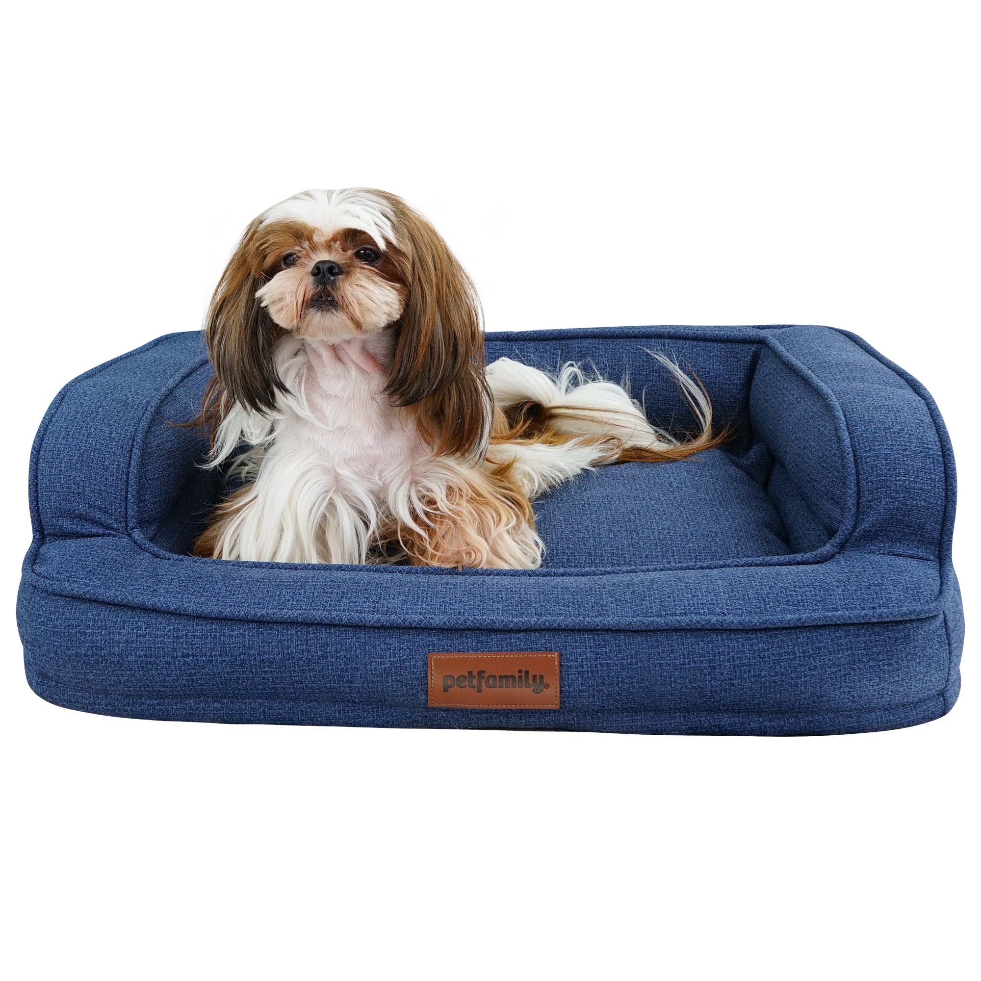 Luxury Dog Bed Cat Bed Pet Bed, Navy